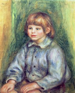 Retrato sentado de Claude Renoir (1901-81) 1905-08